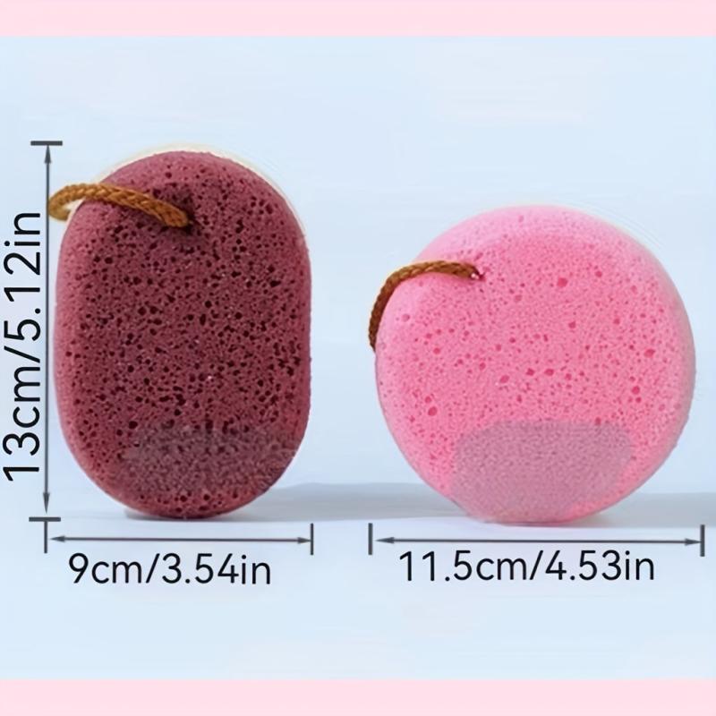 5pcs Soft Exfoliating Bath Loofah Sponge Shower Scrubber