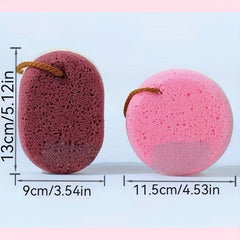 5pcs Soft Exfoliating Bath Loofah Sponge Shower Scrubber
