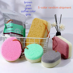 5pcs Soft Exfoliating Bath Loofah Sponge Shower Scrubber