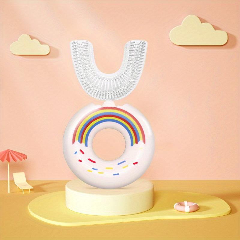 Kids' U Shaped Donut Toothbrush Soft Bristle for Oral Hygiene