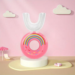Kids' U Shaped Donut Toothbrush Soft Bristle for Oral Hygiene