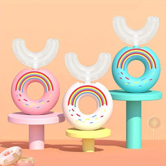 Kids' U Shaped Donut Toothbrush Soft Bristle for Oral Hygiene