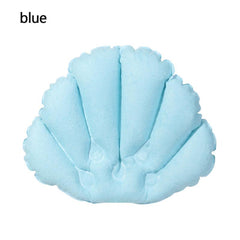 Soft Spa Neck Bath Pillow With Suction Cups Inflatable Neck Support Pillow