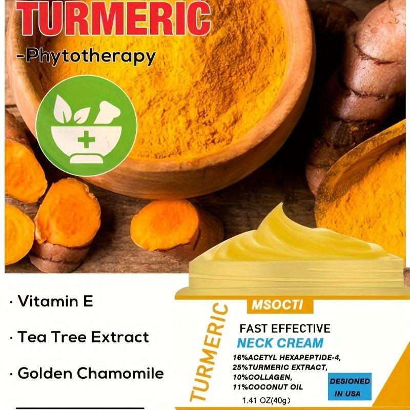 Neck Firming Cream with Vitamin C Turmeric Hydrating Moisturizer