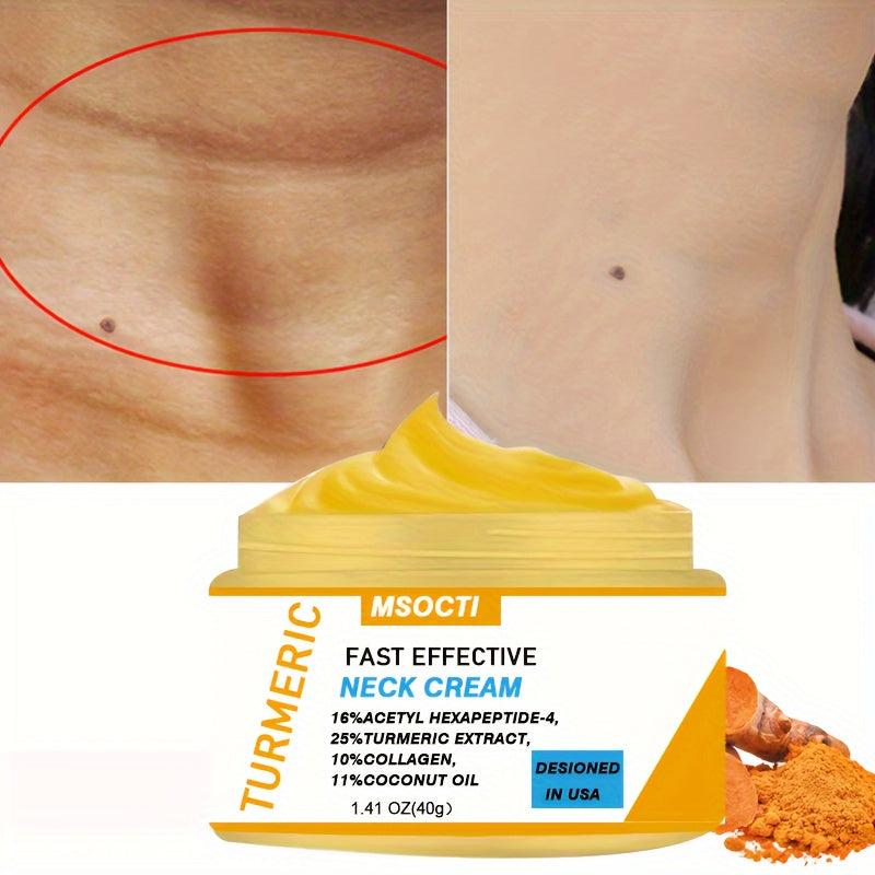 Neck Firming Cream with Vitamin C Turmeric Hydrating Moisturizer