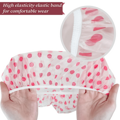 3pcs Waterproof Bath Caps Reusable Shower Caps for Women