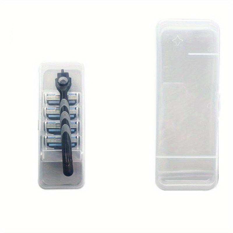 Portable Razor Storage Box Plastic Organizer Case for Travel Camping