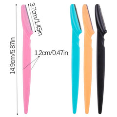 10pcs Eyebrow Trimmer Eyebrow Razor Shaver Blade Eye Brow Shaper Face Razor
