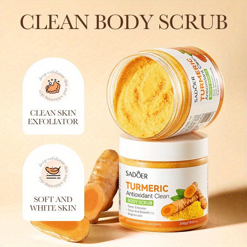 Turmeric Body Scrub Facial And Body Spot Remover 240g