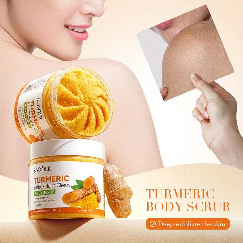 Turmeric Body Scrub Facial And Body Spot Remover 240g