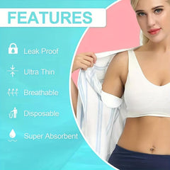 10pcs Underarm Sweat Absorbing Pad Fast Absorbing Sweatproof Pad