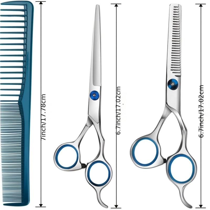 Professional Hairdressing Scissors 24 Cm - Perfect for Cutting & Thinning Hair