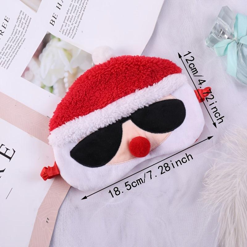 Santa Claus Light Blocking Sleep Eye Mask Christmas Gift