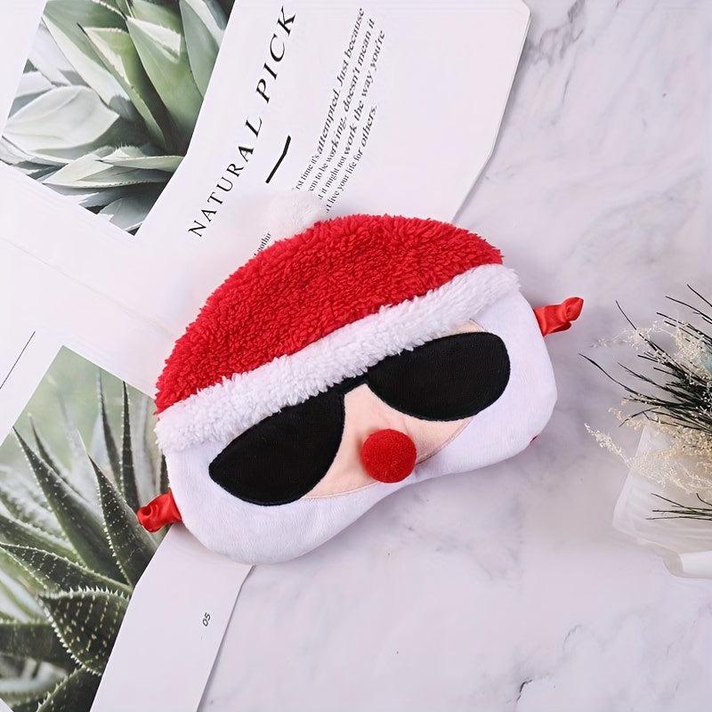 Santa Claus Light Blocking Sleep Eye Mask Christmas Gift