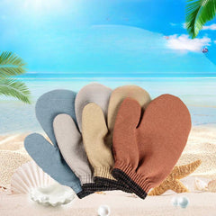 Double Sided Exfoliating Shower Gloves Mitt for Spa Massage and Body Scrubs