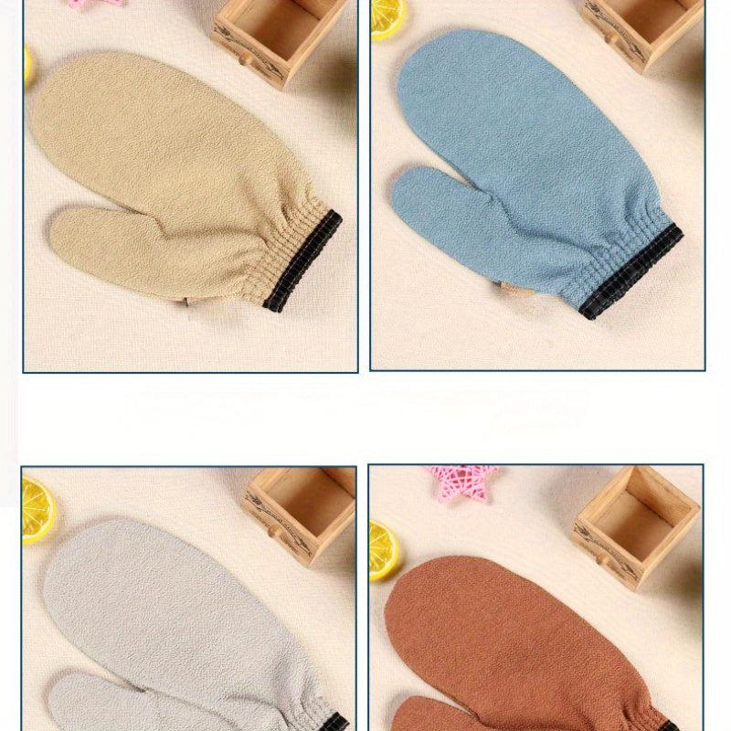 Double Sided Exfoliating Shower Gloves Mitt for Spa Massage and Body Scrubs