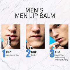 Hydrating Exfoliating Lip Balm for Men