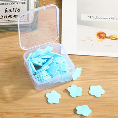5 Boxes Disposable Soap Tablets Travel Portable Petal Hand Wash Tablets