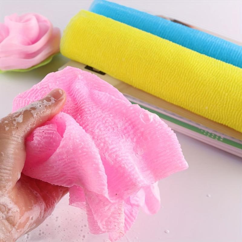 Exfoliating Back Bath Scrub Washcloth Towel Double Side