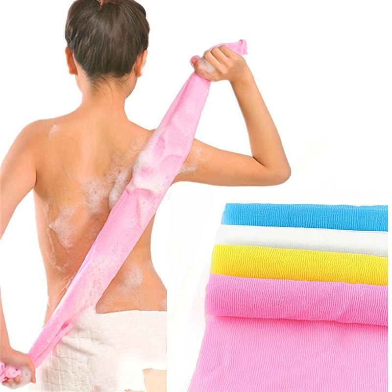 Exfoliating Back Bath Scrub Washcloth Towel Double Side