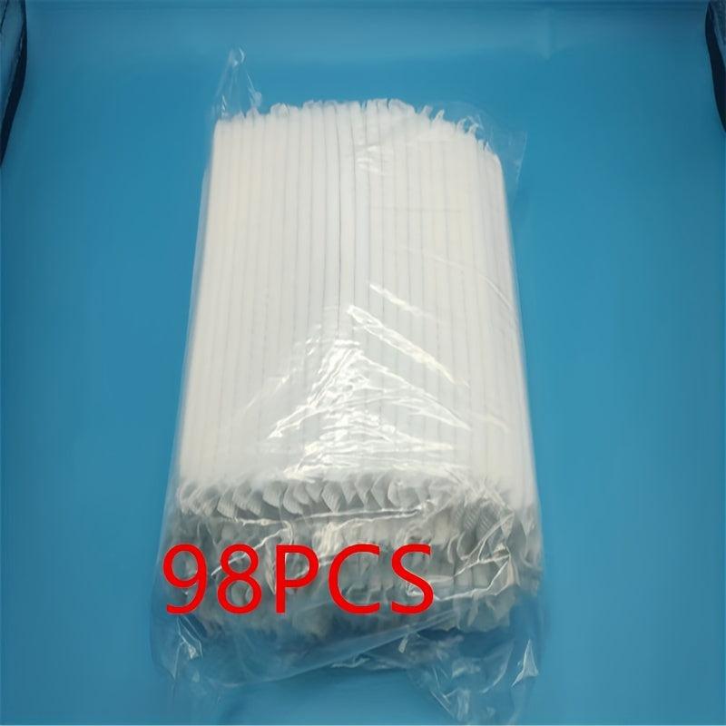 98pcs Disposable Shower Caps Thick Waterproof Bath Cap for Home Spa