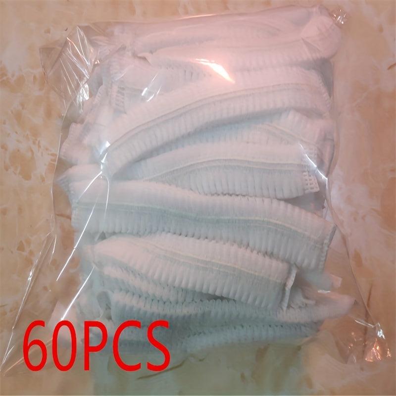 98pcs Disposable Shower Caps Thick Waterproof Bath Cap for Home Spa