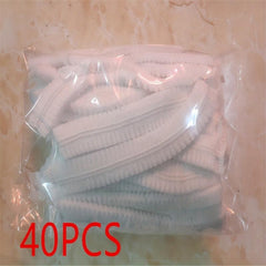 98pcs Disposable Shower Caps Thick Waterproof Bath Cap for Home Spa