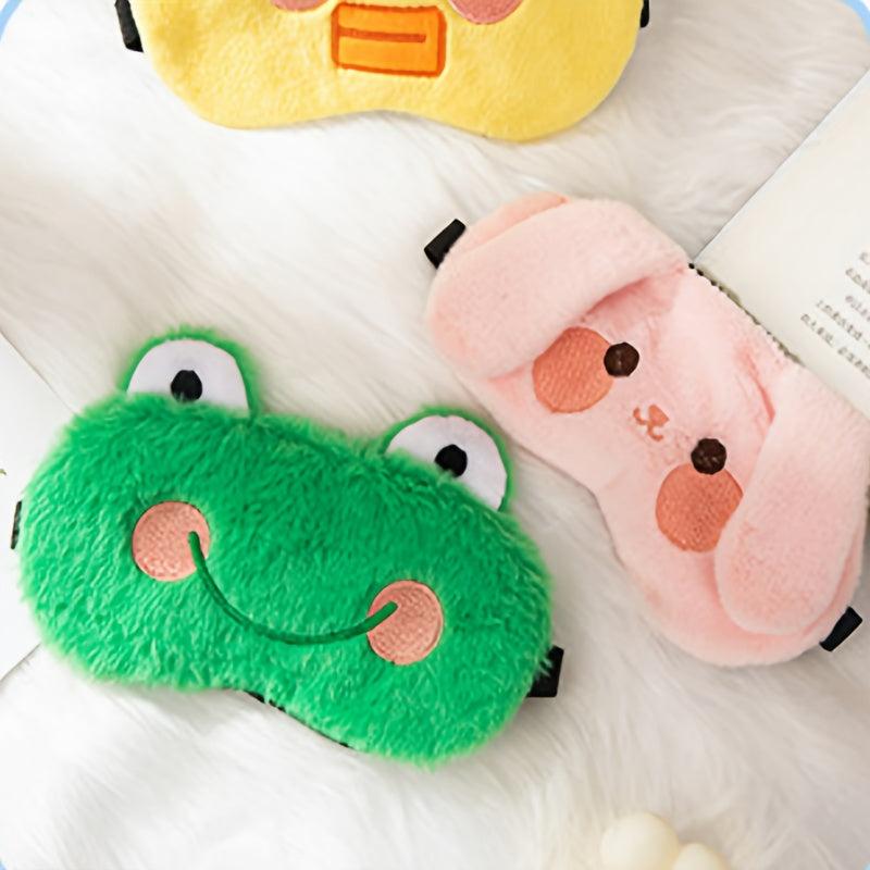 Cartoon Eye Mask for Sleep - Block Light, Relieve Fatigue