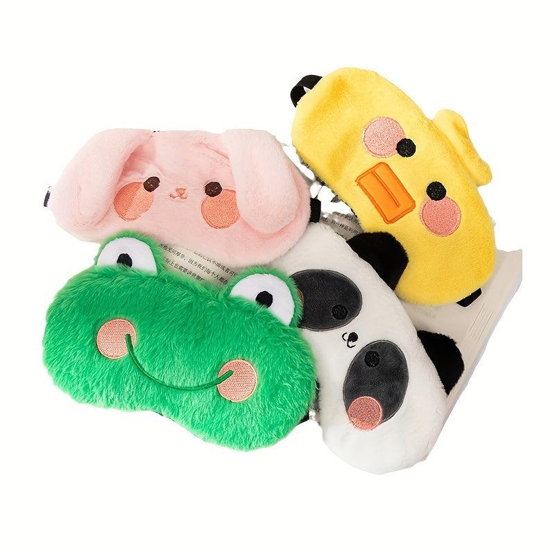 Cartoon Eye Mask for Sleep - Block Light, Relieve Fatigue