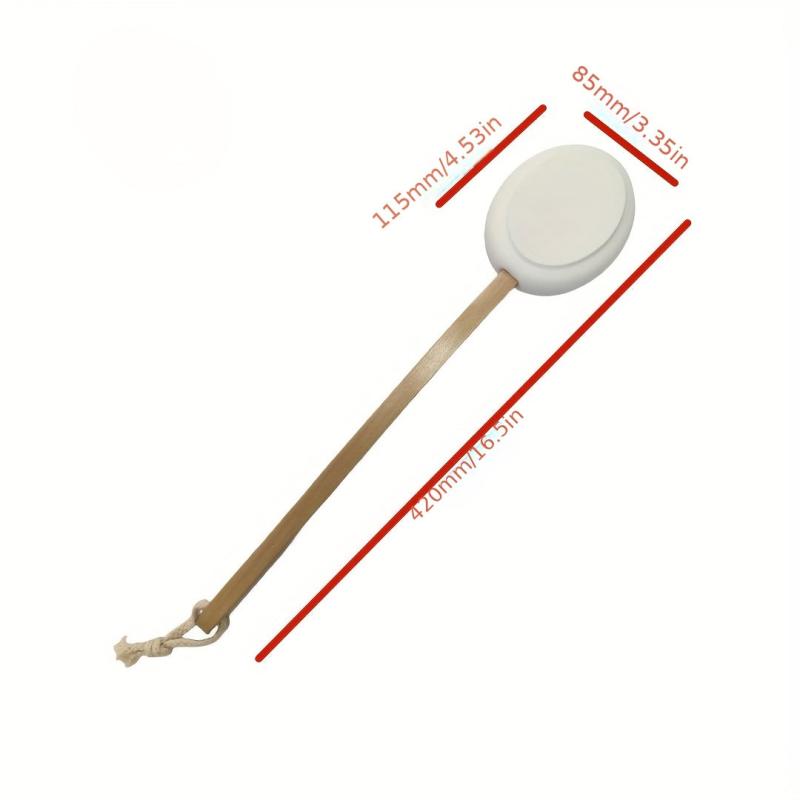 Long Handled Lotion Applicator for Elderly Women with 3 Replaceable Pads
