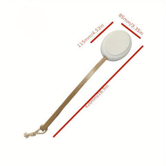 Long Handled Lotion Applicator for Elderly Women with 3 Replaceable Pads