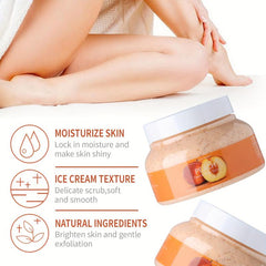 250ml Peach Face&Body Scrub Exfoliating Gel For Face&Body