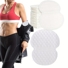 100 Pcs Underarm Sweat Pads for Women & Men - Disposable, Cotton, Extra Adhesive