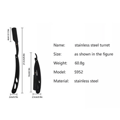 Straight Edge Razor For Men Single Edge Razor Professional Barber Throat Razor