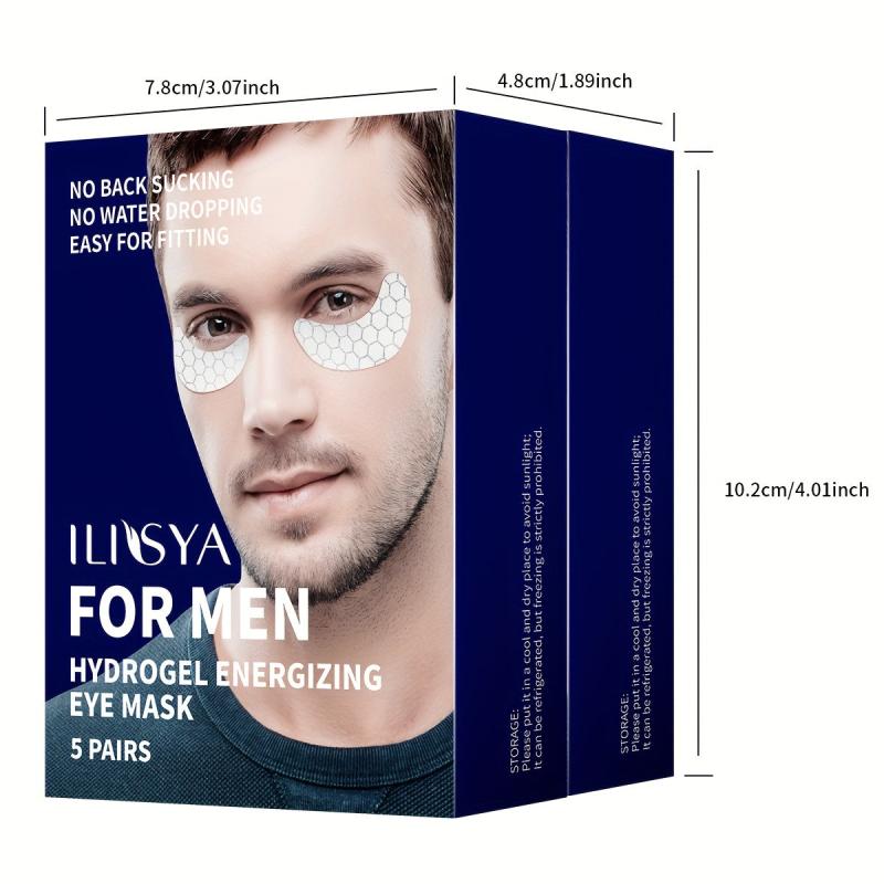 10pcs Men's Eye Mask Relieves Fine Lines Bags Circles Hydrating Moisturizing