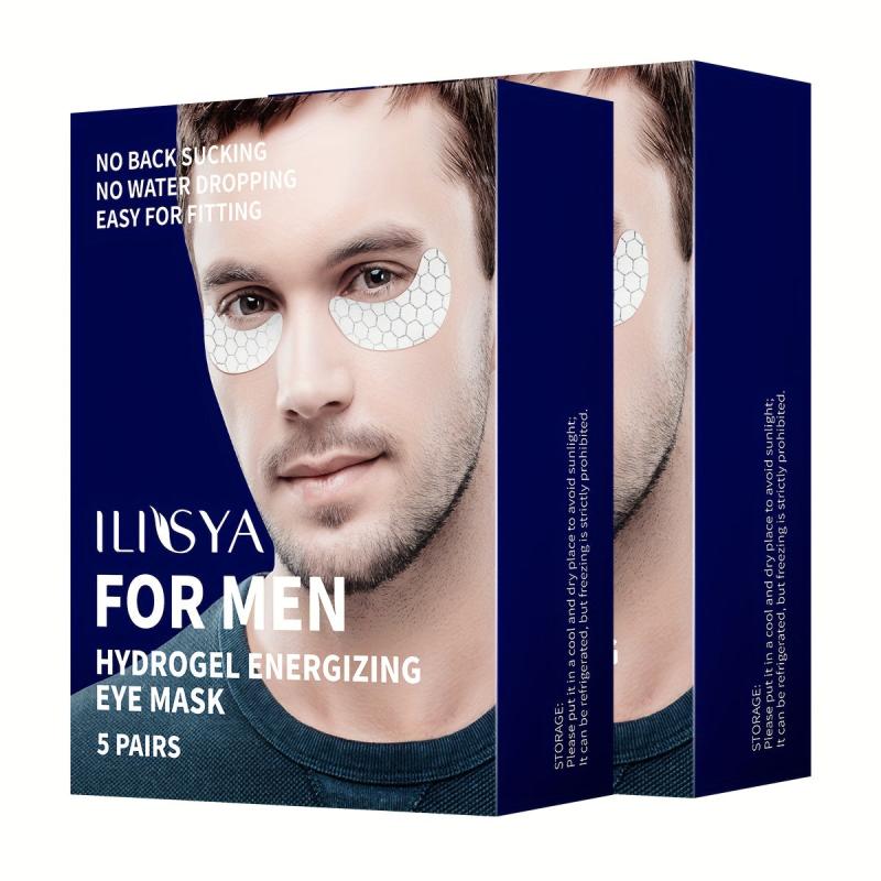 10pcs Men's Eye Mask Relieves Fine Lines Bags Circles Hydrating Moisturizing