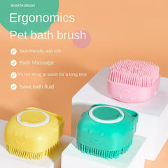 Silicone Body Brush Shower Scrubber Massage Bath Brush