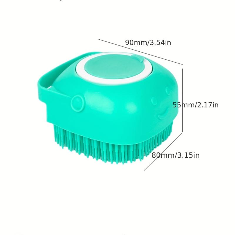 Silicone Body Brush Shower Scrubber Massage Bath Brush