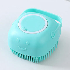 Silicone Body Brush Shower Scrubber Massage Bath Brush