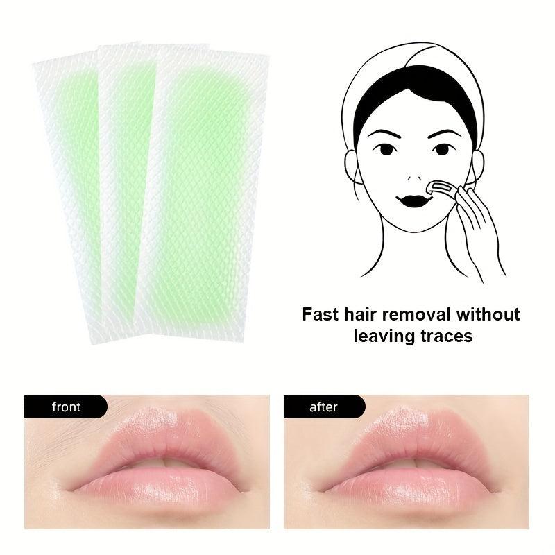 Hair Remover Wax Strips for Body Legs Arms Facial Bikini Line