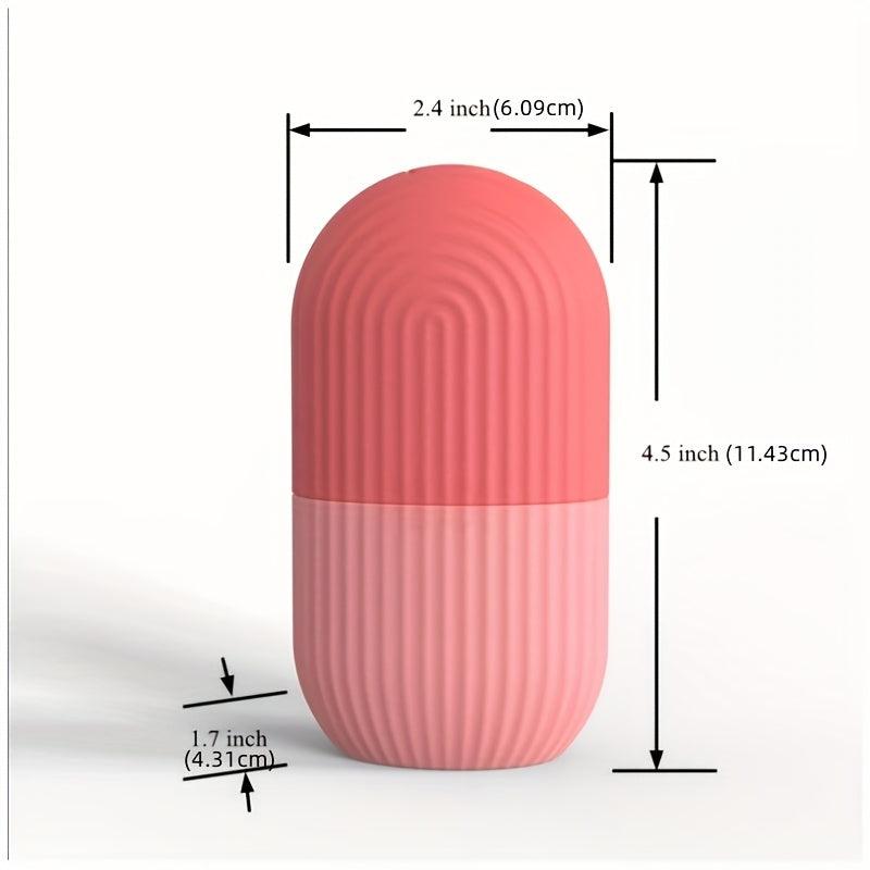Ice Face Roller for Puffiness Relief Tighten Skin Silicone Facial Massage