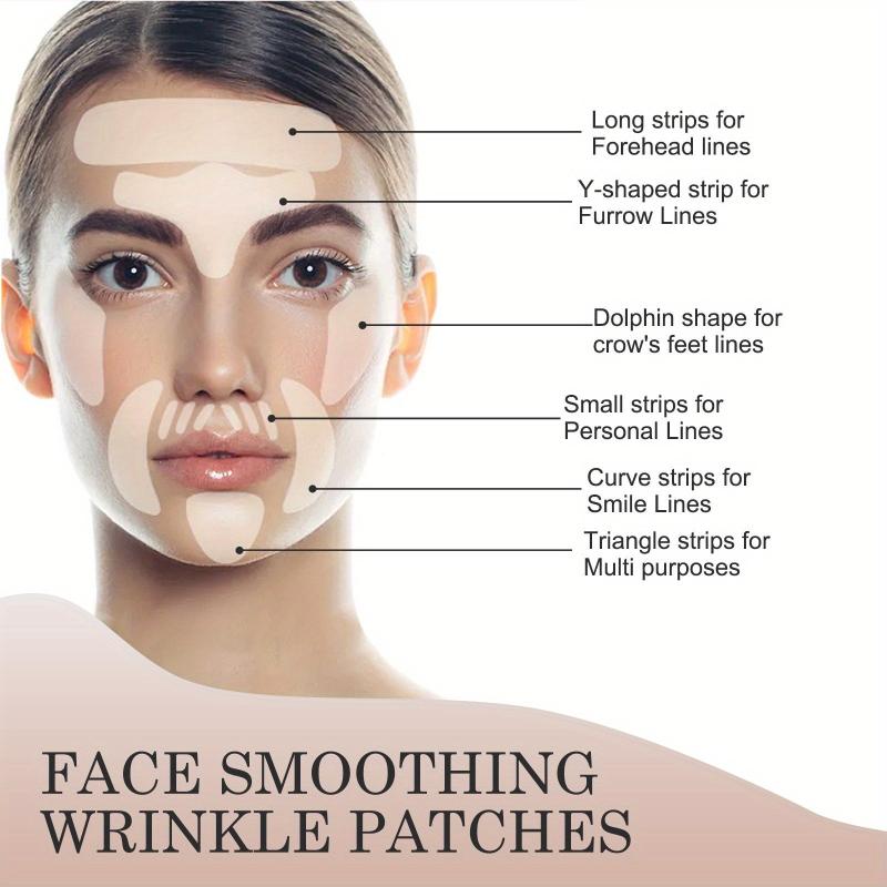5 Boxes Face Lifting Stickers Wrinkle Smoothing Decals
