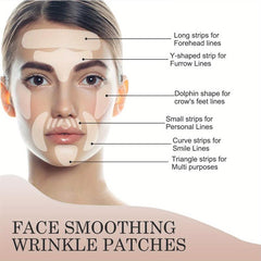 5 Boxes Face Lifting Stickers Wrinkle Smoothing Decals