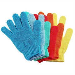 10pcs Exfoliating Shower Gloves Bath Washcloth Mitt Spa Massage Scrubs