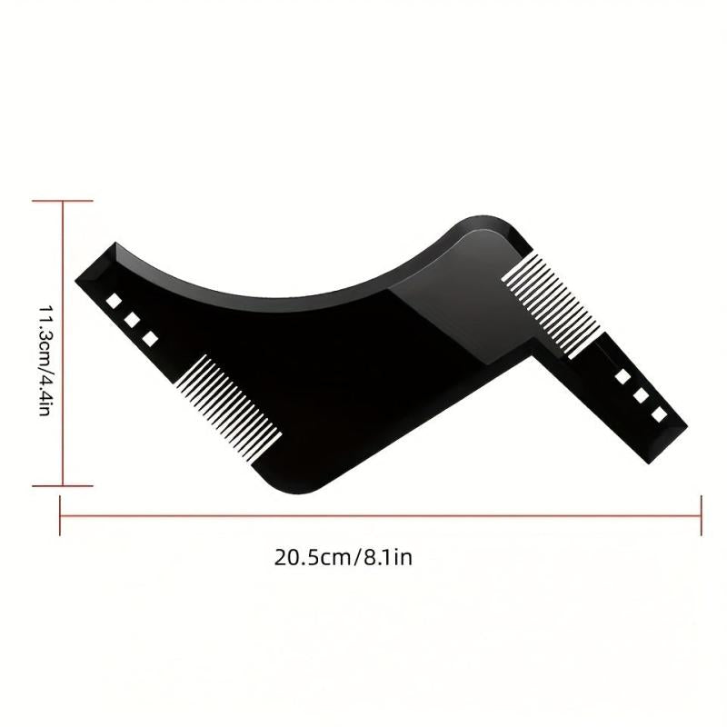 Beard Shaping Styling Comb Trimmer Guide Tool for Perfect Line Up and Edging