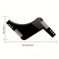 Beard Shaping Styling Comb Trimmer Guide Tool for Perfect Line Up and Edging