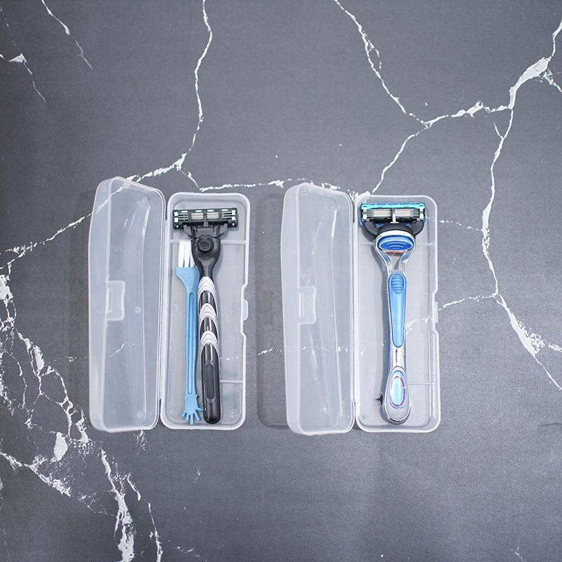 Portable Razor Storage Box - Protective Case for Razors - Travel and Camping