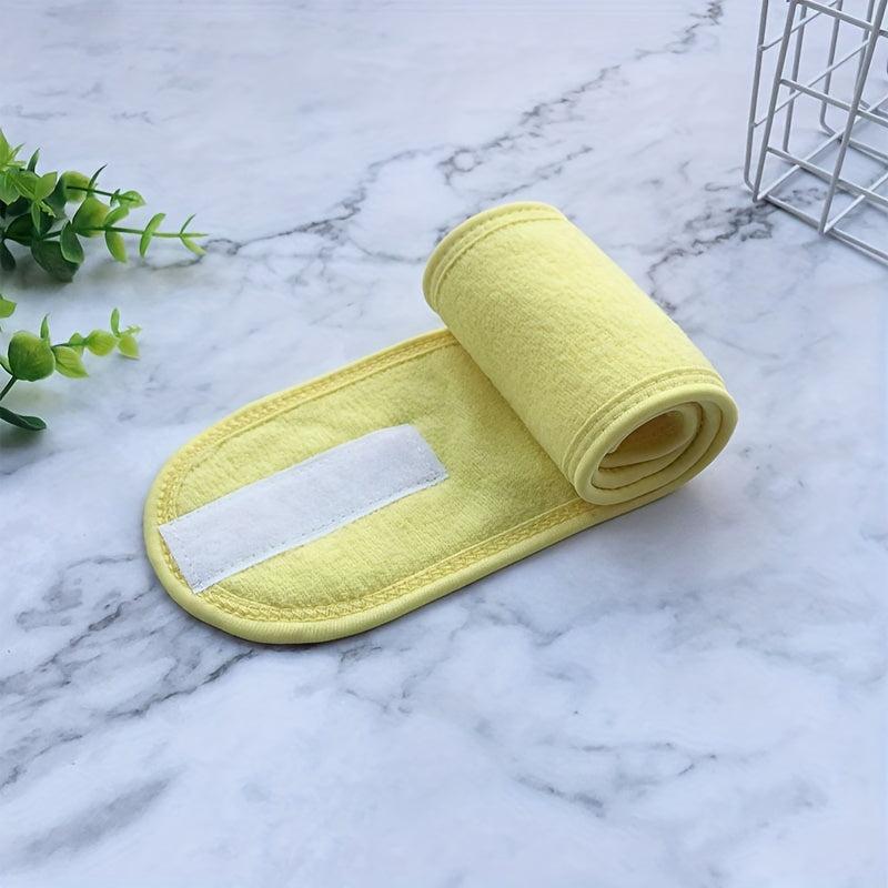 Adjustable Hairband Toweling Hair Wrap Head Band Stretch Salon SPA Headband