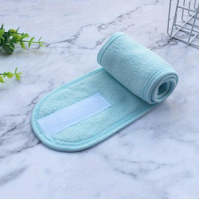 Adjustable Hairband Toweling Hair Wrap Head Band Stretch Salon SPA Headband