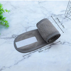 Adjustable Hairband Toweling Hair Wrap Head Band Stretch Salon SPA Headband